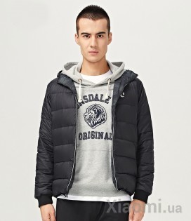 Двусторонняя куртка Xiaomi Uleemark double-sided wear men's down jacket Green-Black XL